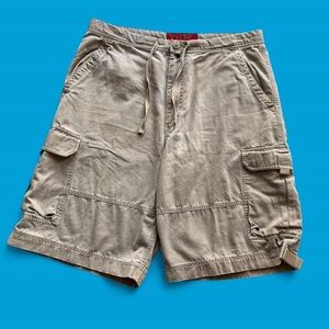 Old Navy Y2K Vintage 02 Supplies & Equipment Military Cargo Shorts Mens 36x11